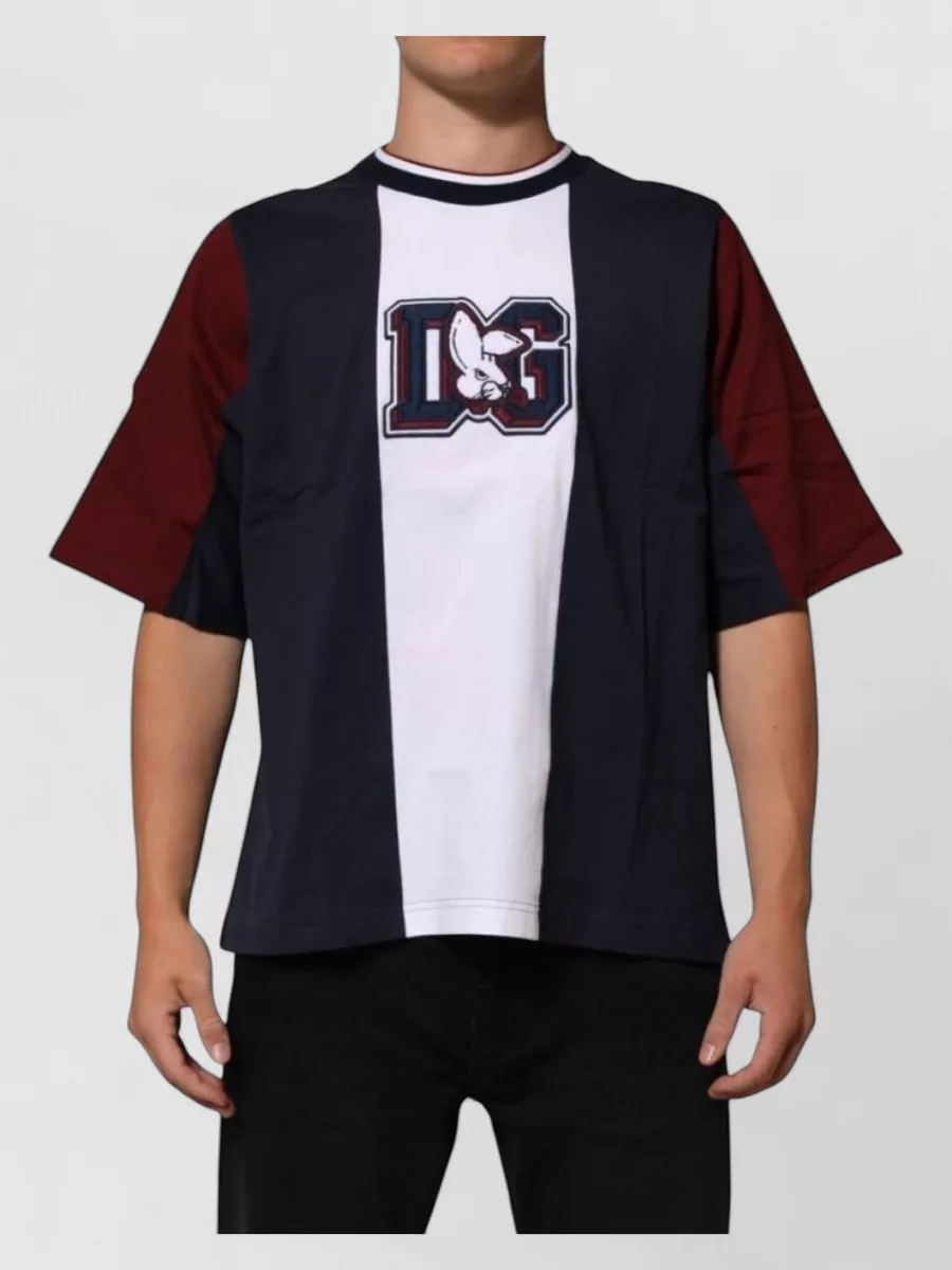 Dolce&Gabbana striped cotton short-sleeve t-shirt