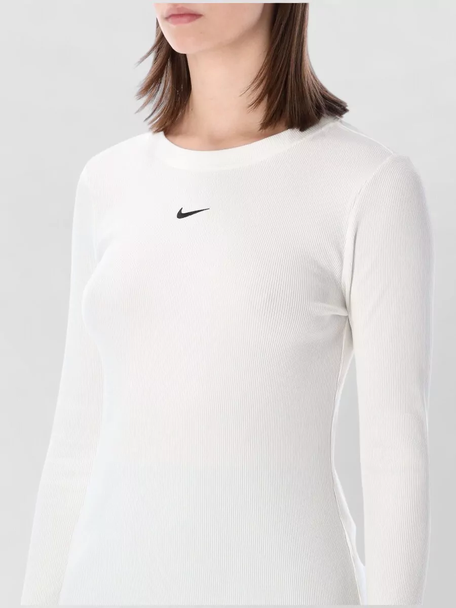 Nike Ribbed Cotton Long Sleeve Crew T-Shirt