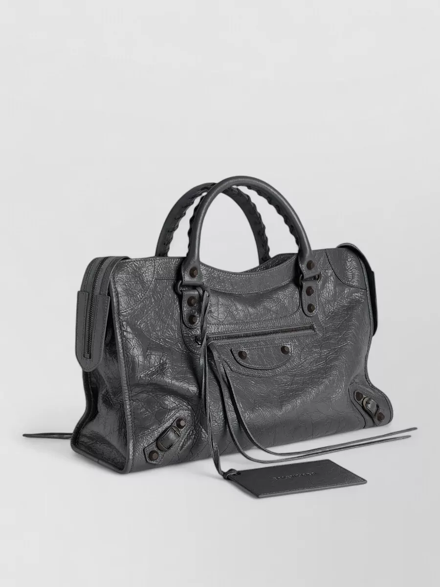Balenciaga Le City Medium Leather Tote Bag