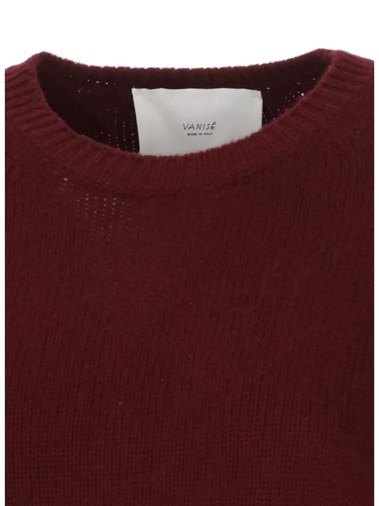 Vanise' Cashmere Sweater With Crew Neckline And Long Sleeves