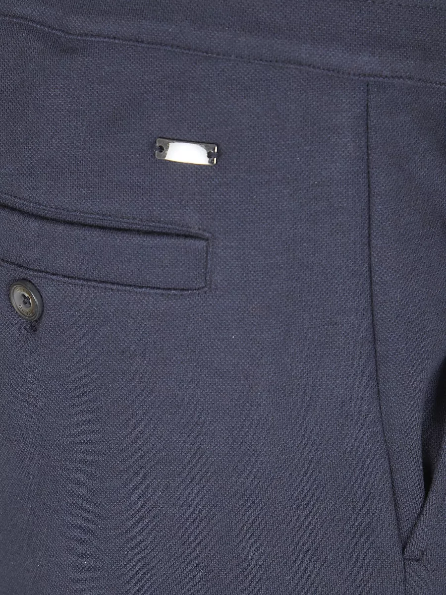 Herno Tailored Trousers Honeycomb Pique Double Layer