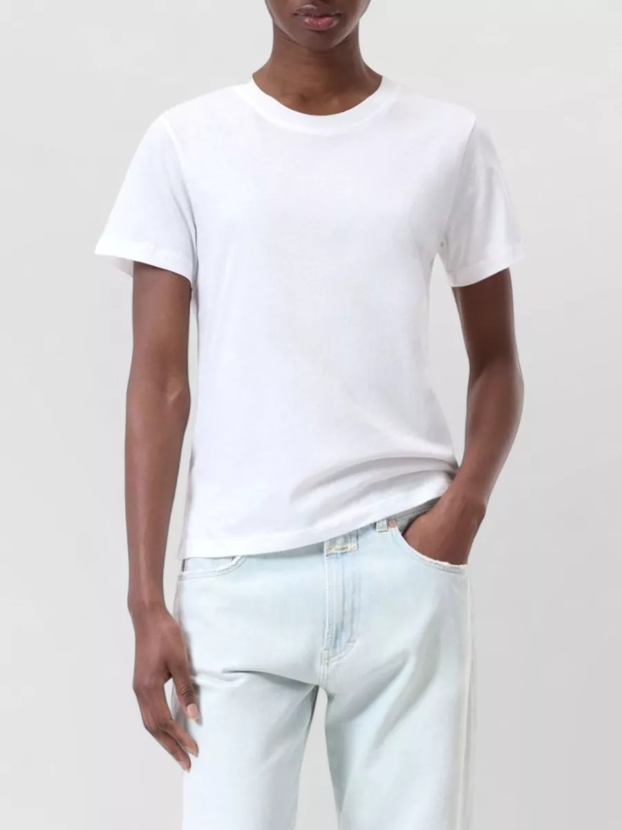 Closed Cotton Crew Neck Short-Sleeve T-Shirt