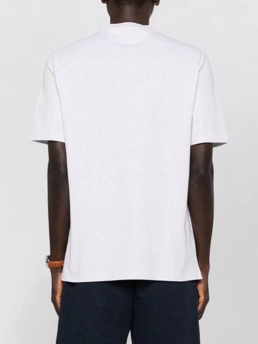 Brunello Cucinelli Cotton T-Shirt Featuring Logo Design