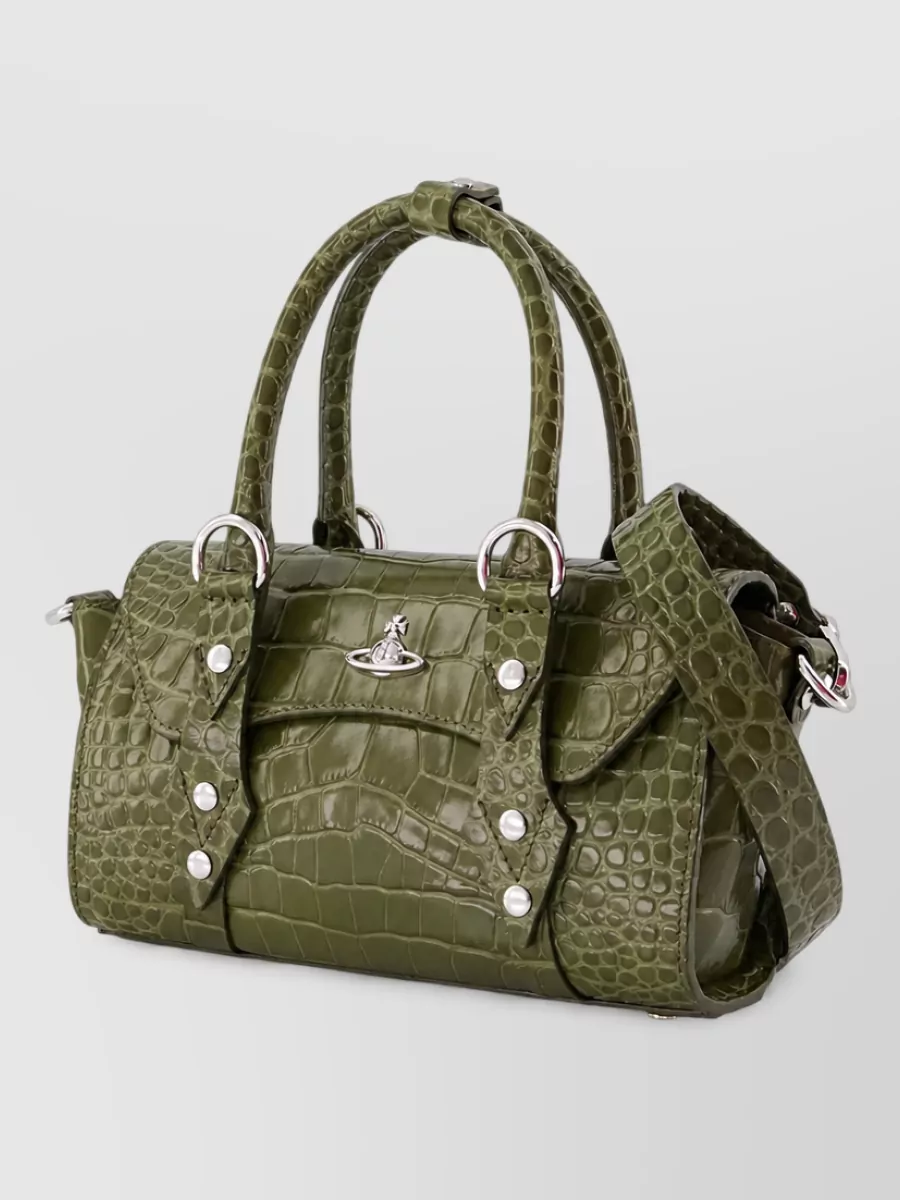 Vivienne Westwood mini calfskin leather crossbody bag