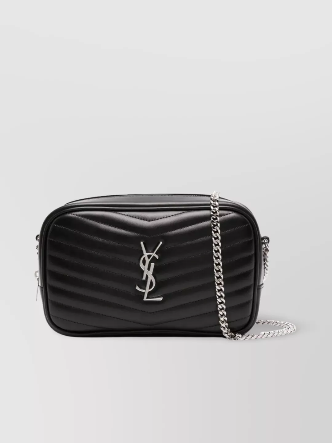 Shop Saint Laurent Lou Quilted Rectangular Cross-body Bag