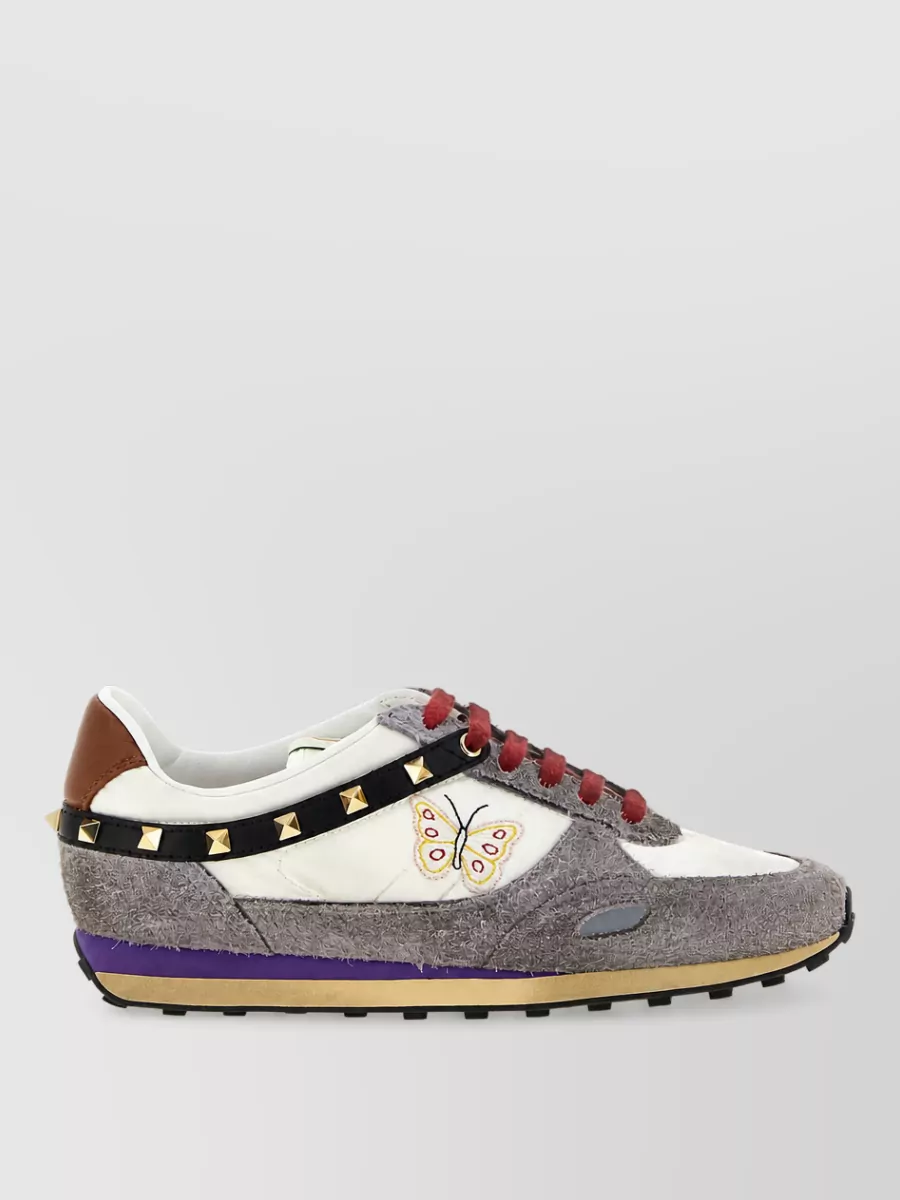 Valentino Garavani Leather Lace-Up Sneakers