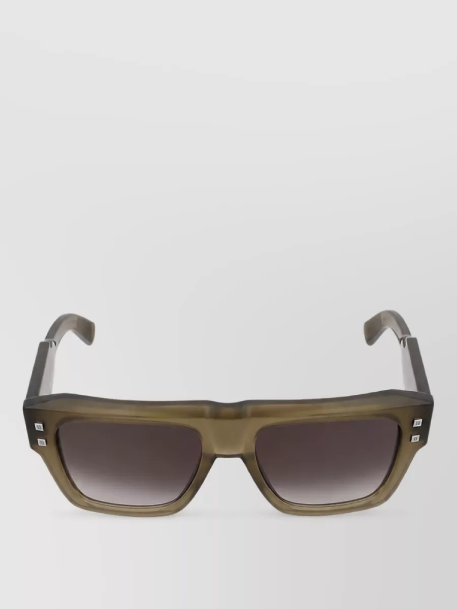 Balmain Acetate Rectangular Sunglasses
