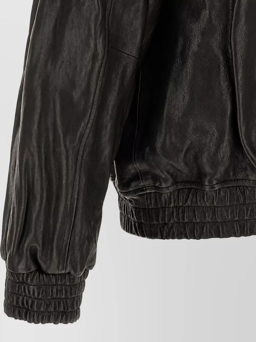Dunst Leather Bomber Jacket