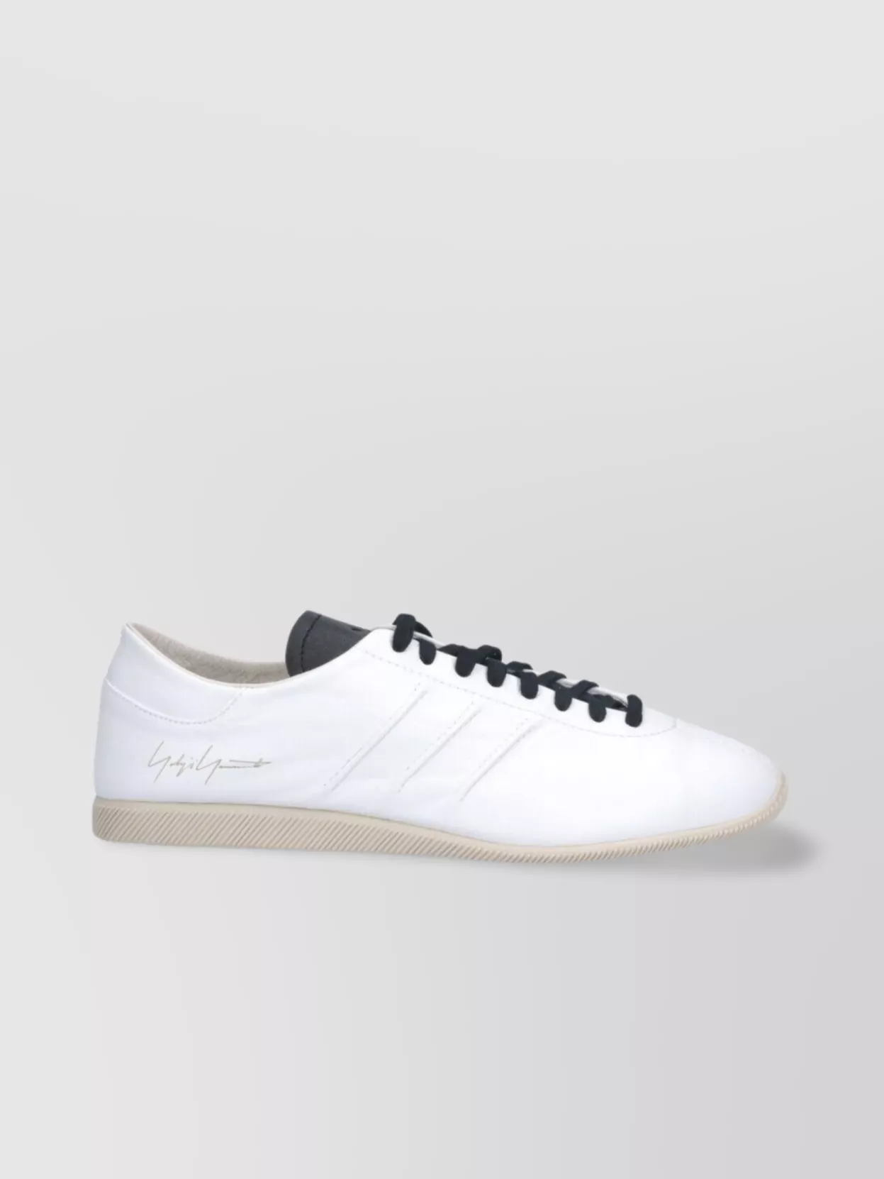 Shop Y-3 Low Top Sneakers Contrast Sole In White