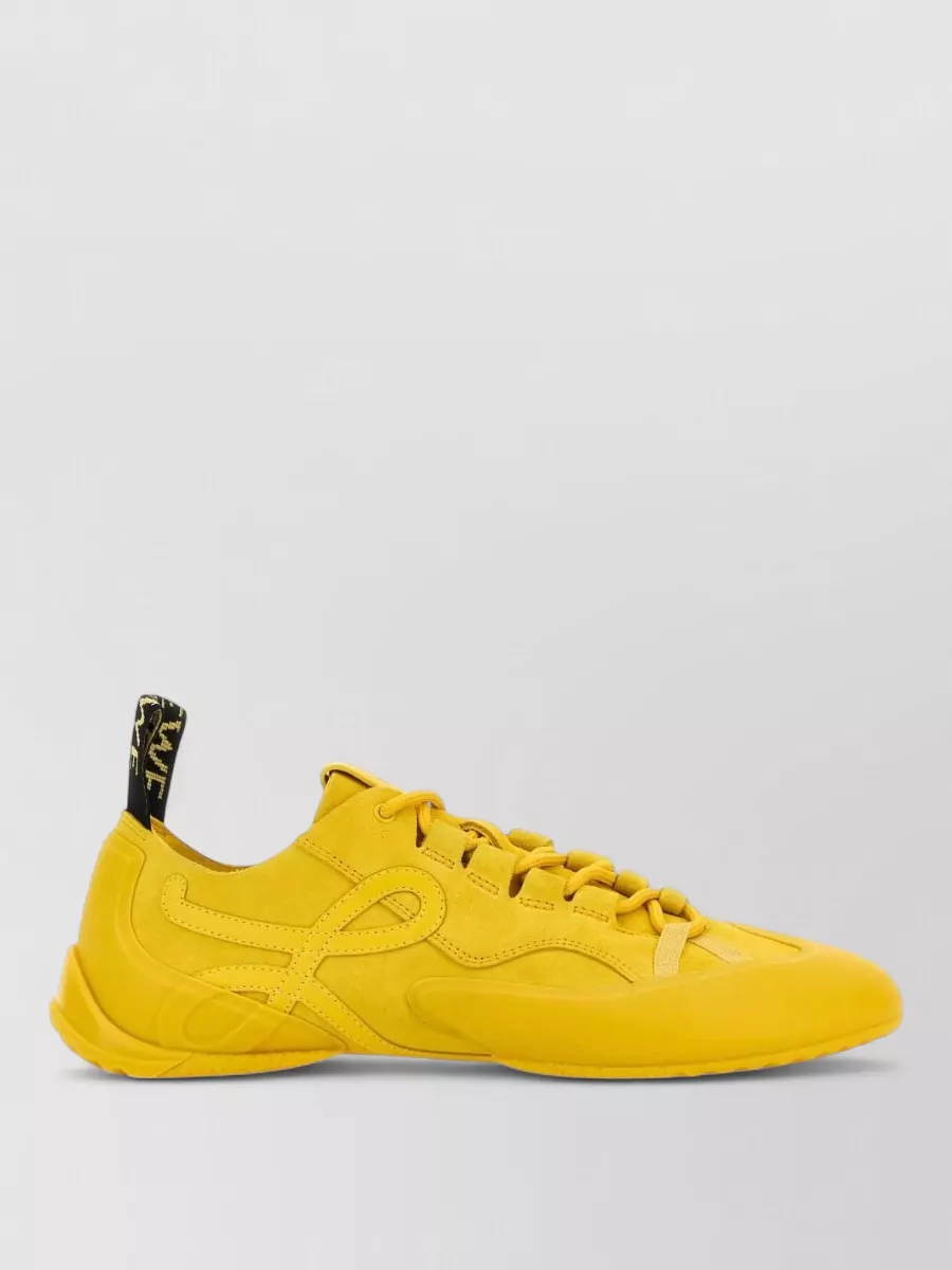 Loewe Suede Lace-Up Sneakers