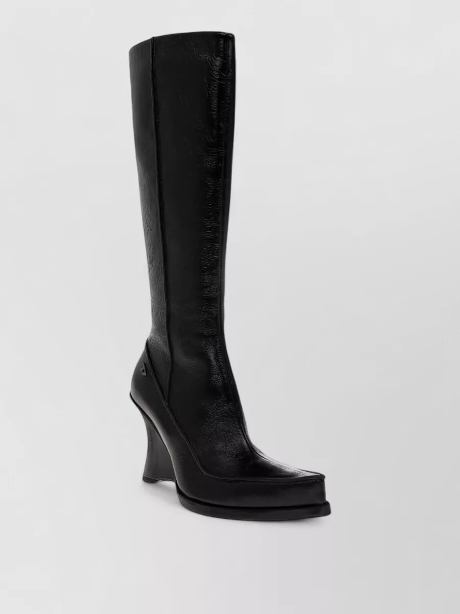 Diesel Leather Ankle Boots