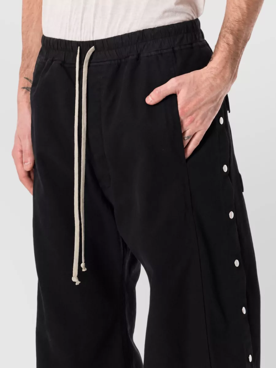 Rick Owens Cotton Wide-Leg Trousers