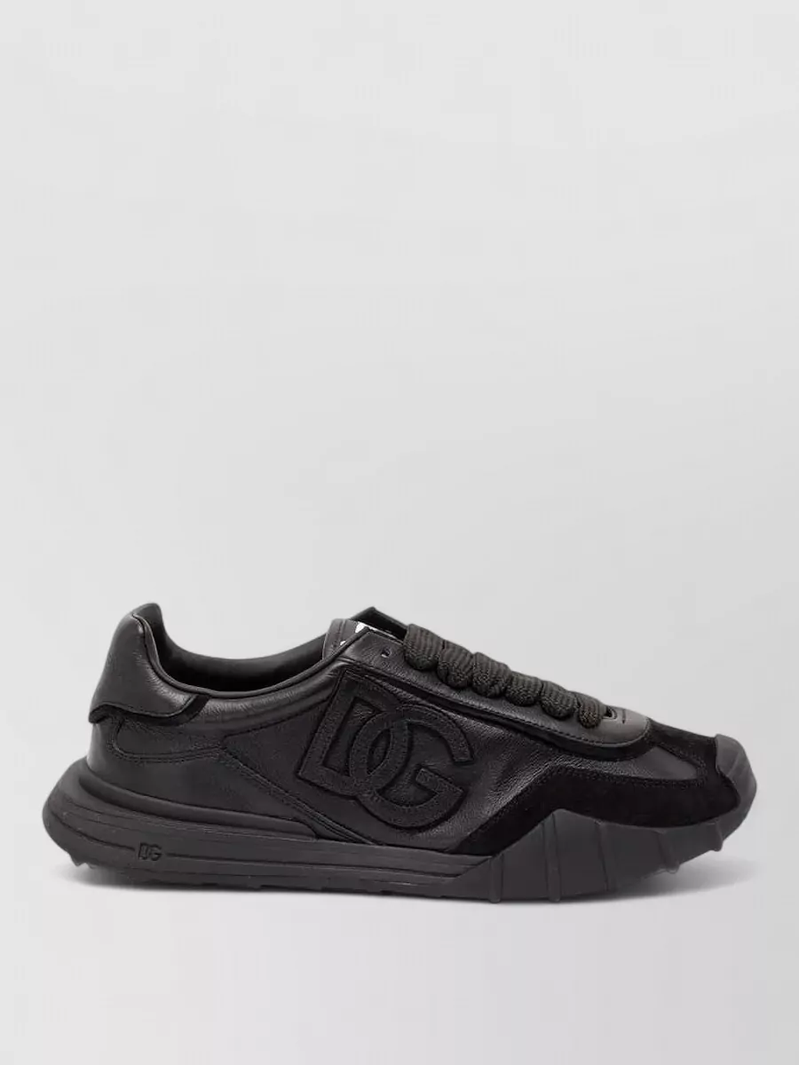 Dolce&Gabbana Leather Low-Top Sneakers
