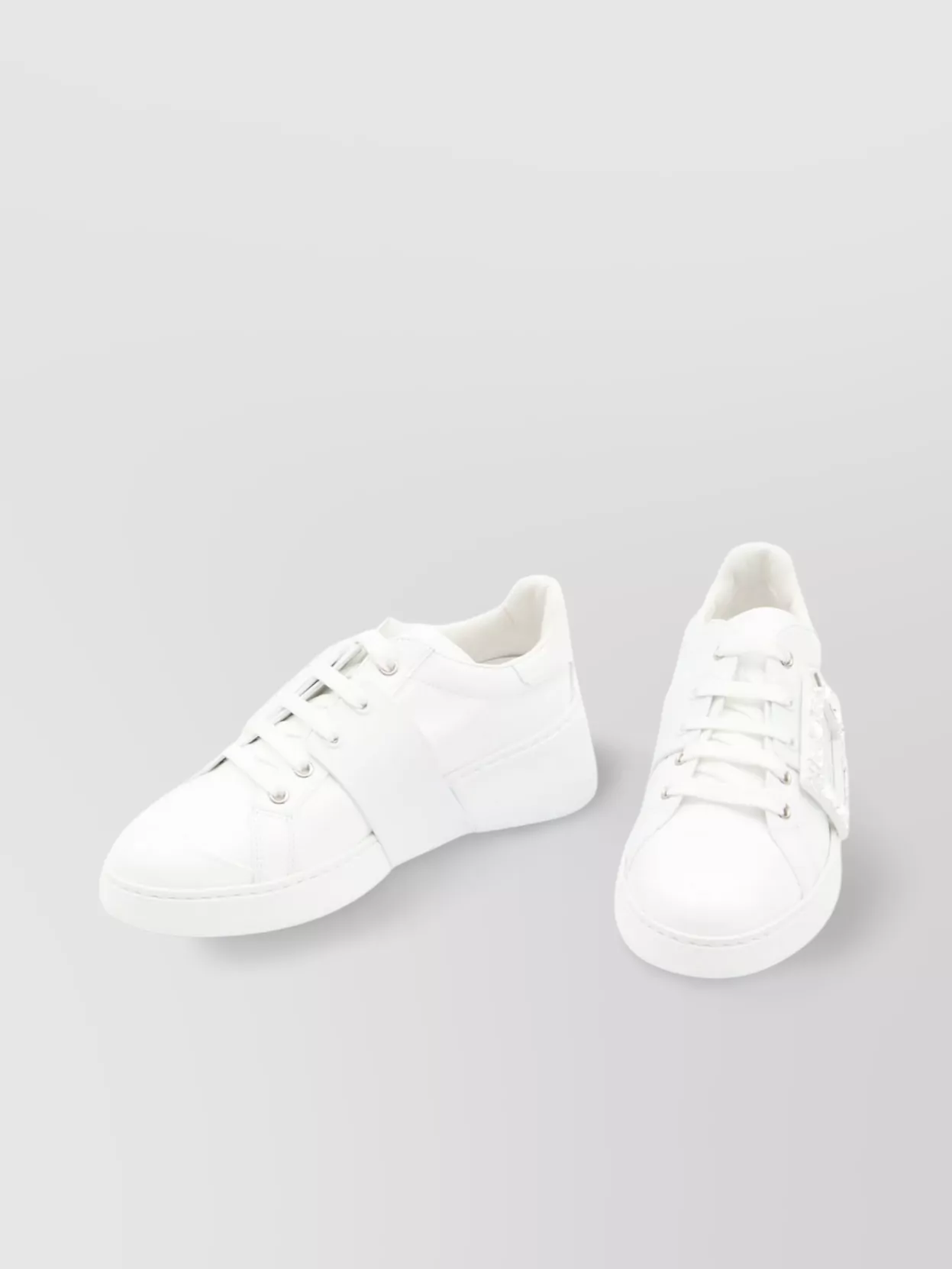 Roger Vivier Crystal Buckle Skate Sneakers