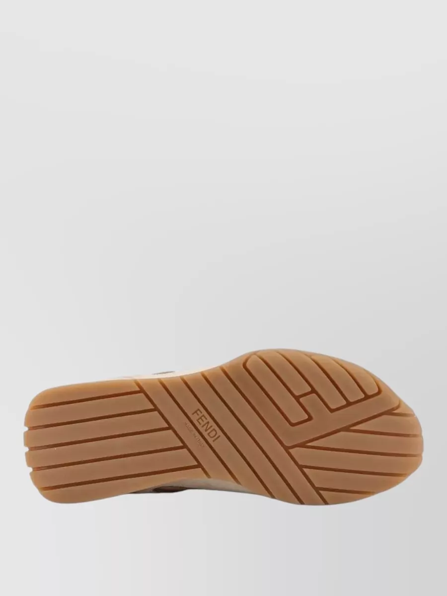 Fendi Leather Low-Top Sneakers