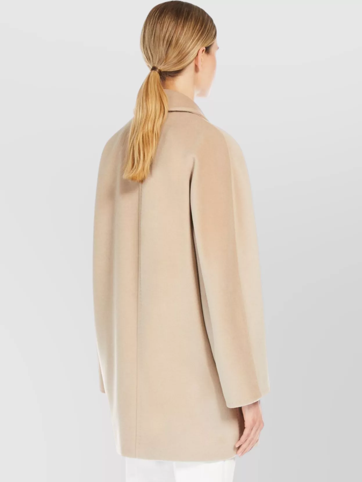 Max Mara Rebus 101801 Icon Wool And Cashmere Coat In Brown