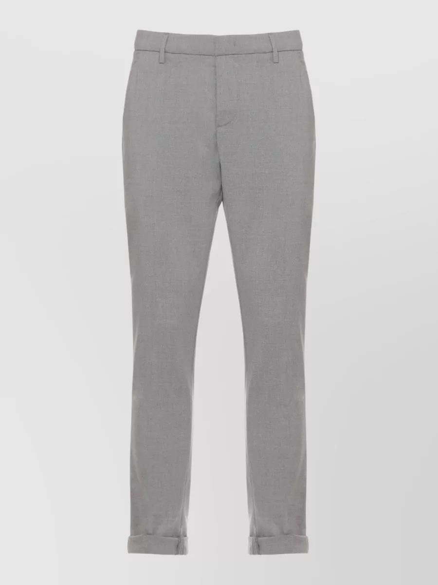 Dondup wool straight-leg trousers