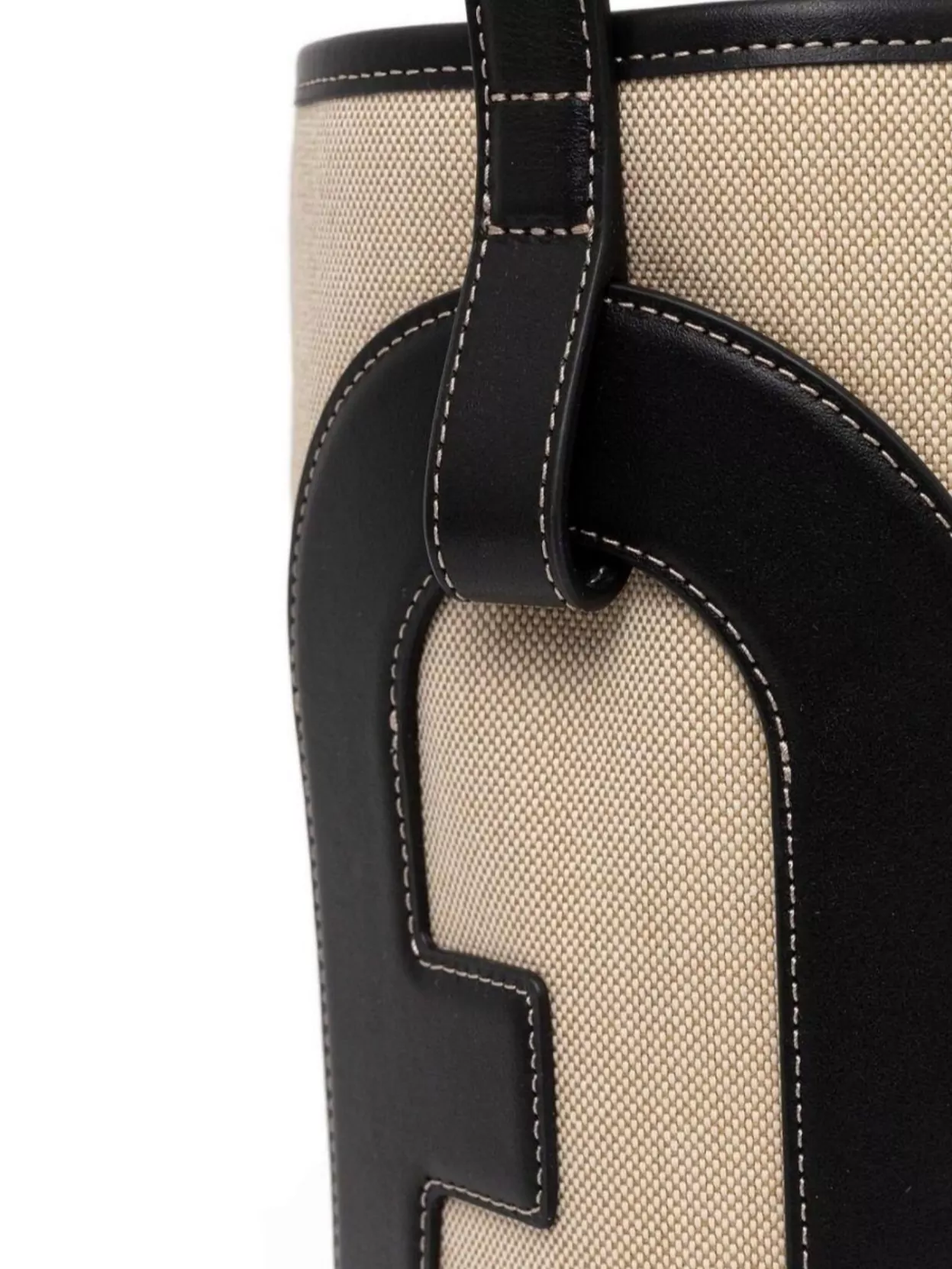 Furla Bucket Bag With Top Handle And Stitching