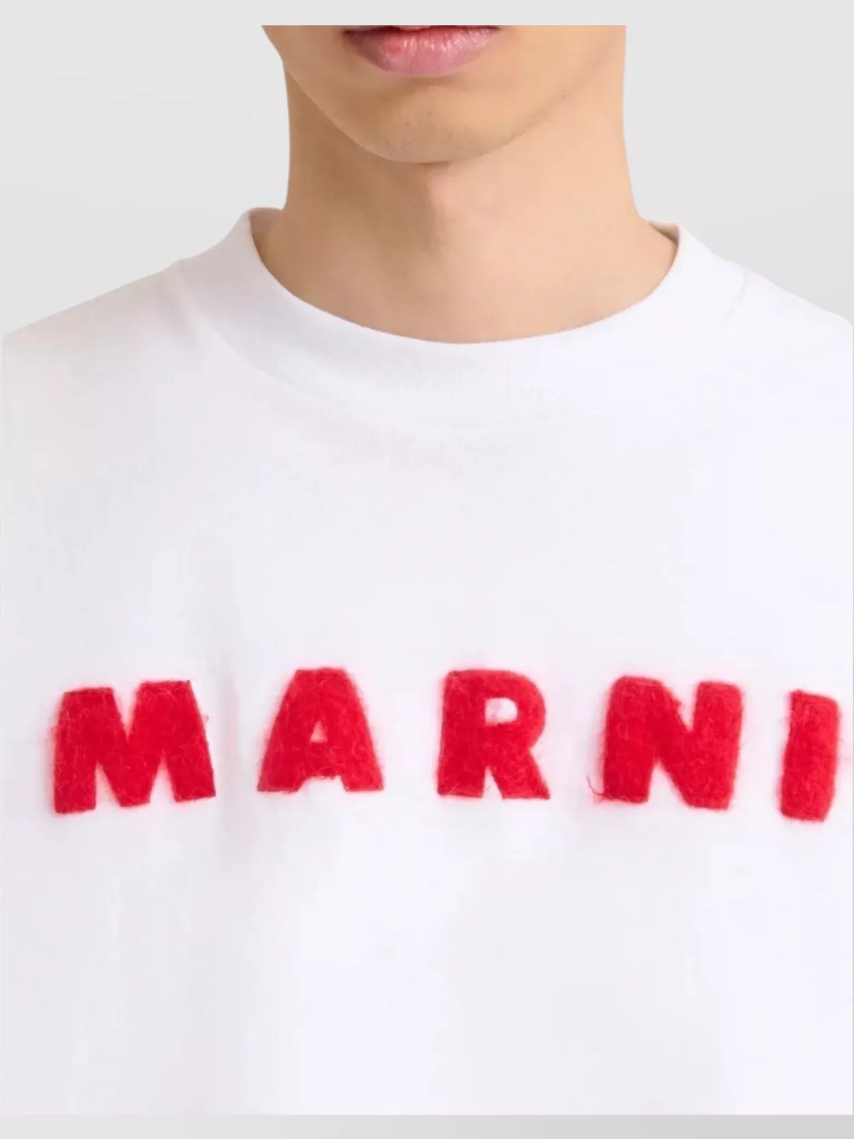 Marni Men's Logo Embroidered T-Shirt