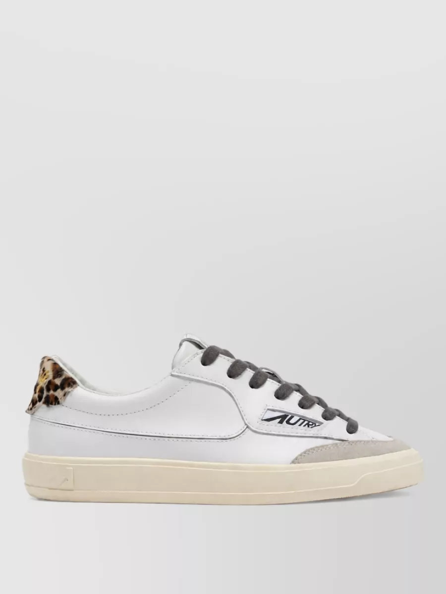 Autry leopard-print low-top sneakers