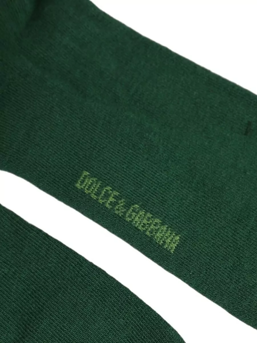 Dolce&Gabbana Logo Mid Calf Socks