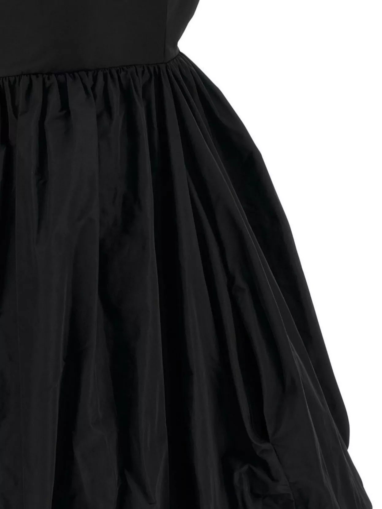 Pinko Spaghetti Strap Sweetheart Gathered Flare Dress In Black