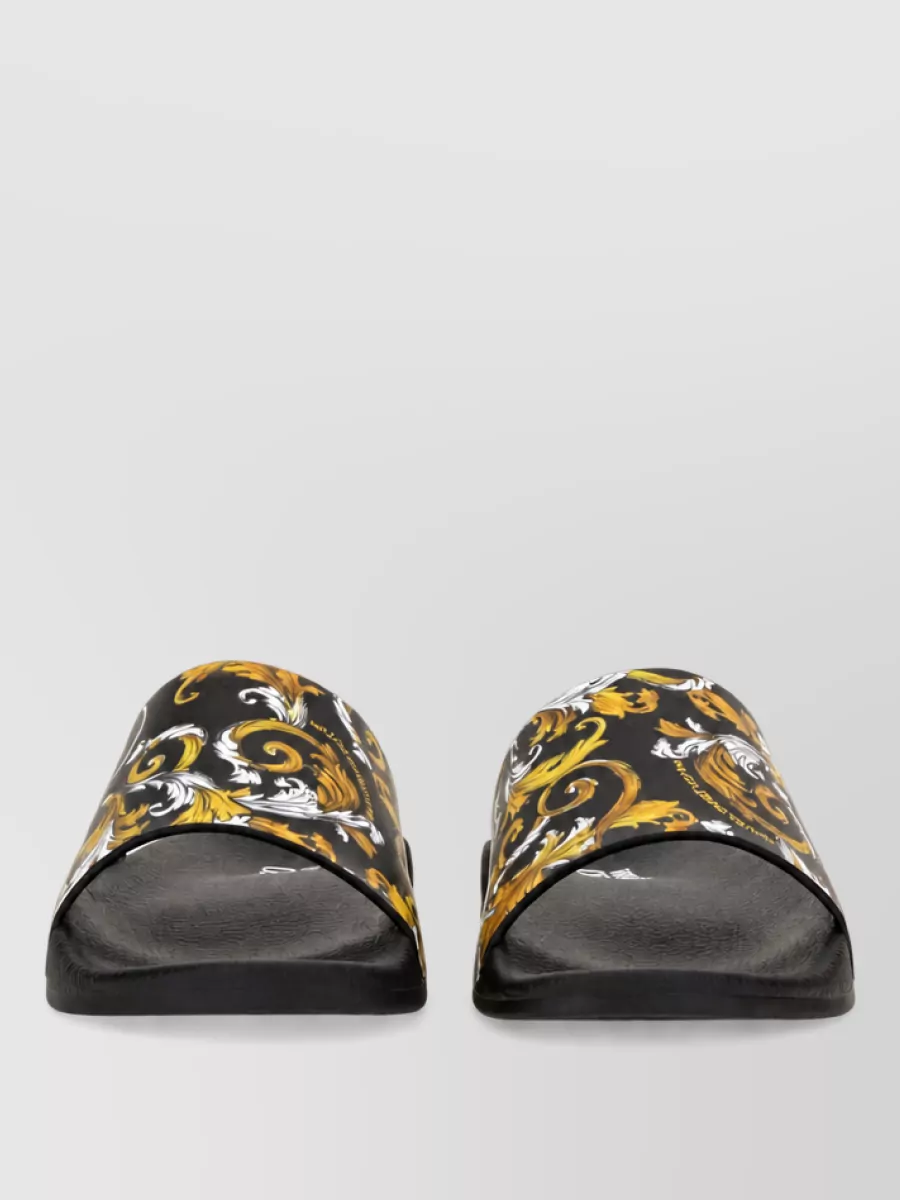 Versace Jeans Couture logo-print slides