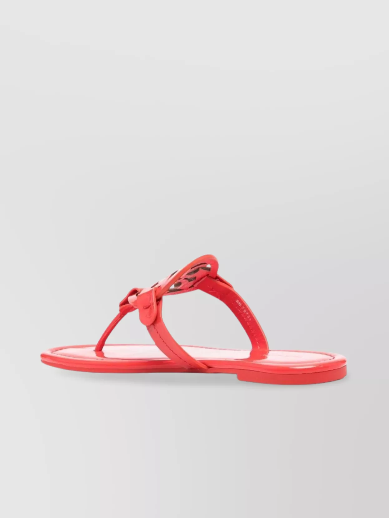 Tory Burch Leather Thong Sandals Featuring Cut-out Detail In Pink