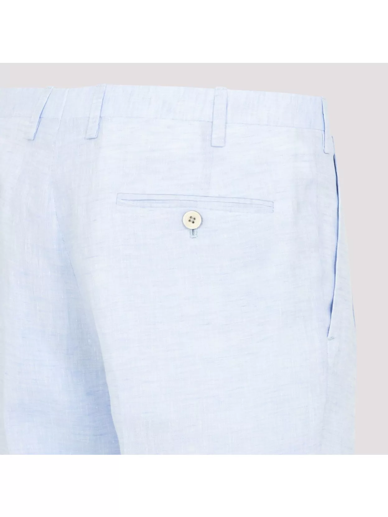 Shop Kiton Linen Pants Front Pleats