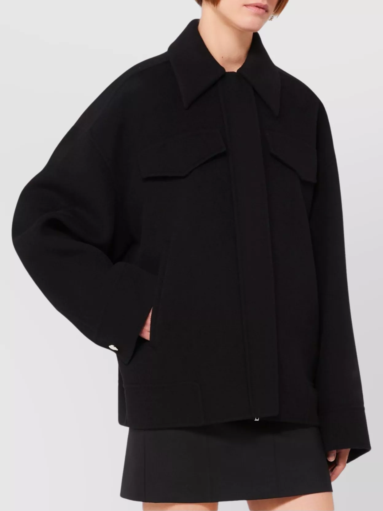 Sportmax Wool Double Breasted Jacket