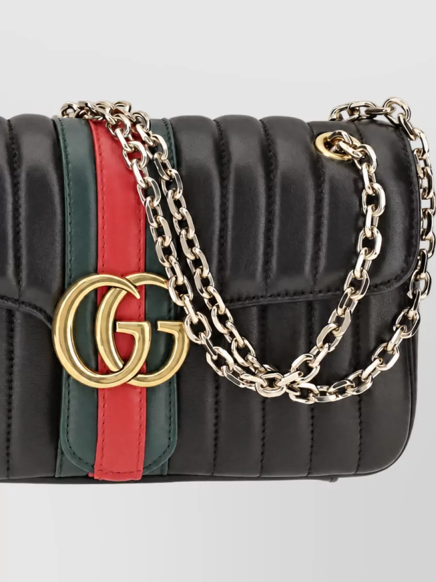Gucci Na Calf Leather Clutch Bag