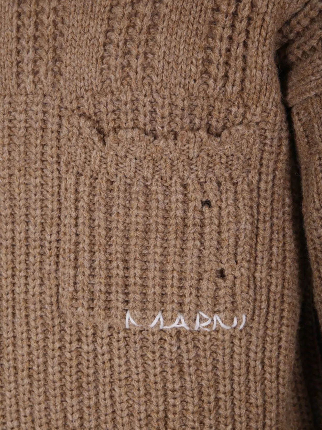 Marni High Neck Chest Pocket Sweater