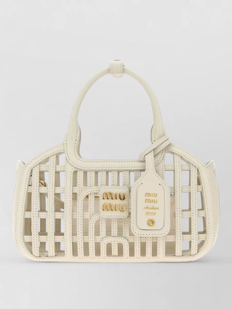 Miu Miu Na Calf Leather Clutch Bag