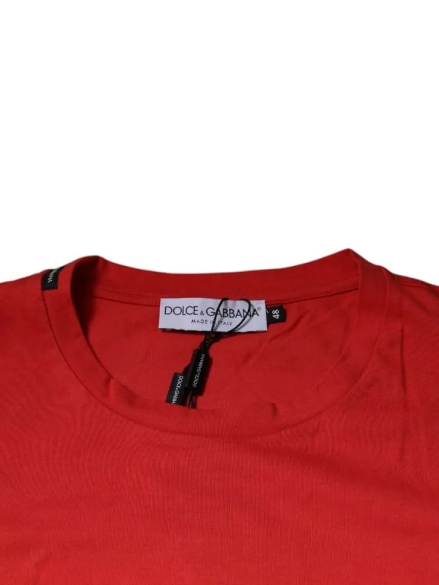 Dolce&Gabbana Logo Cotton Crew Neck T-Shirt