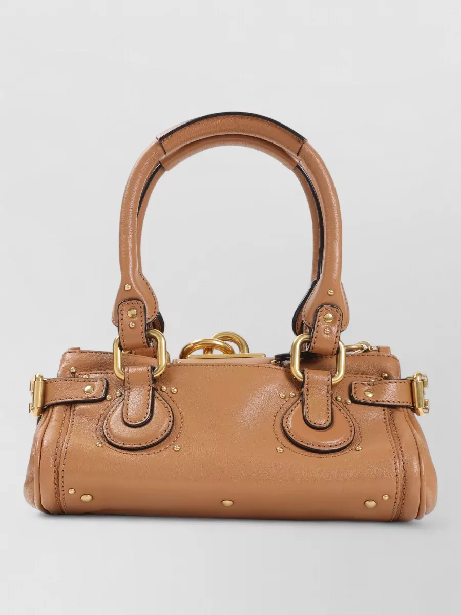 Chloé Paddington Shoulder Bag Oversized Padlock Detail