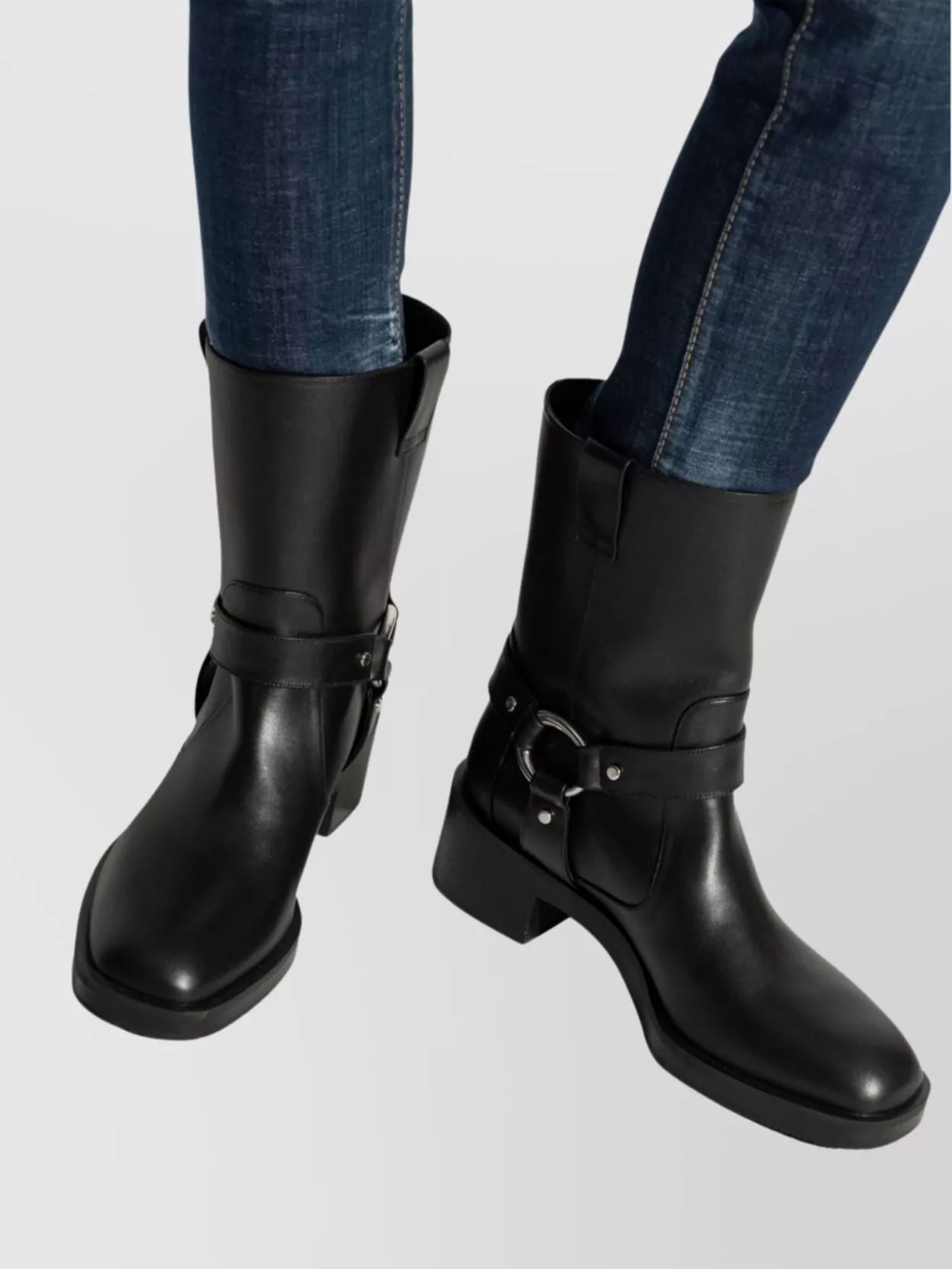 Stuart Weitzman Ankle Boots With Block Heel And Round Toe