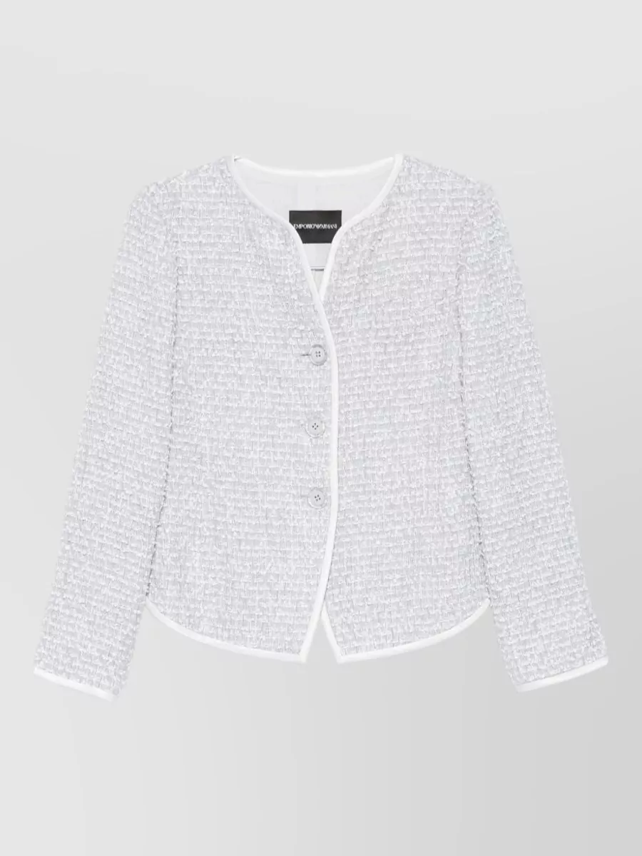 Emporio Armani textured jacket