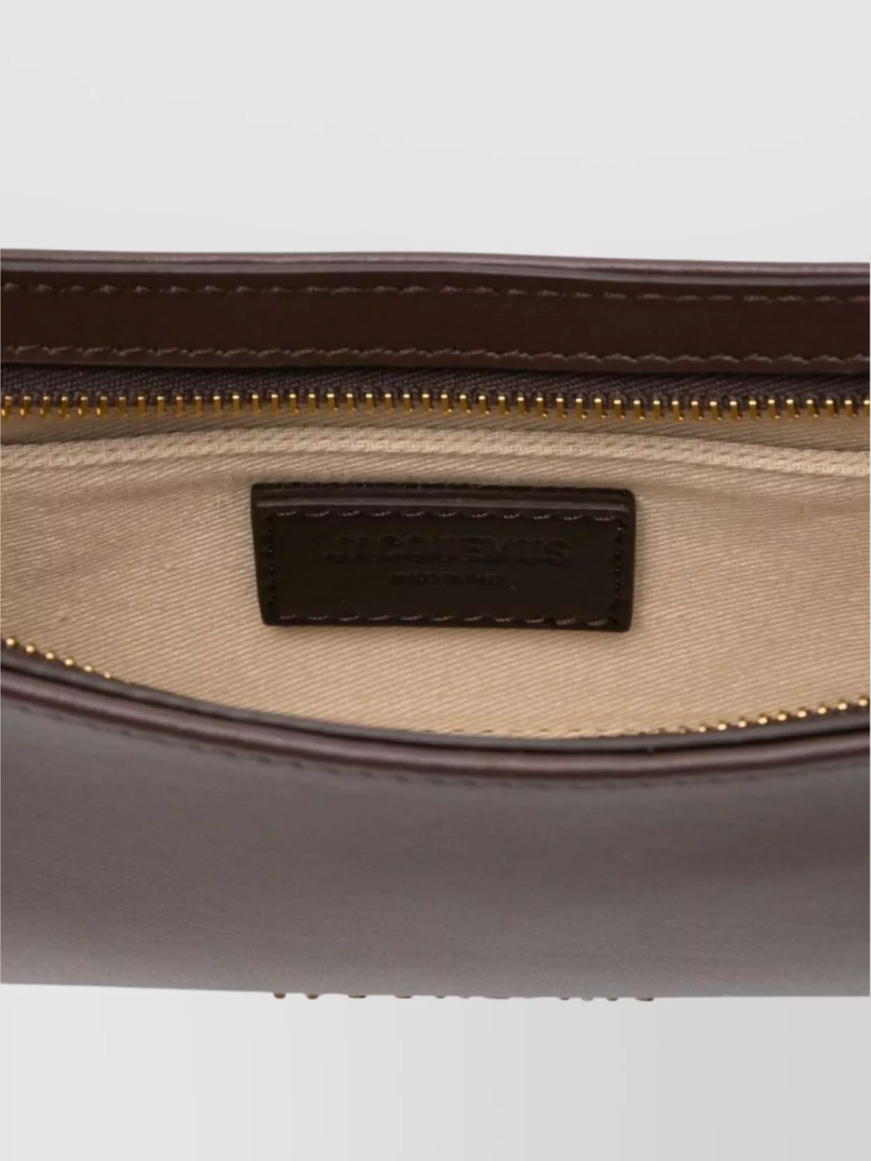 Jacquemus Beaded Strap Shoulder Bag With Contrast Lining