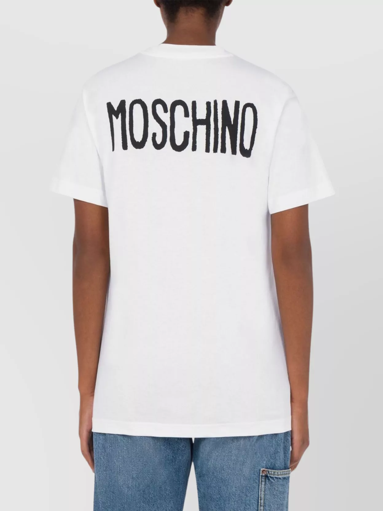 Moschino Organic Cotton Logo Print T-Shirt