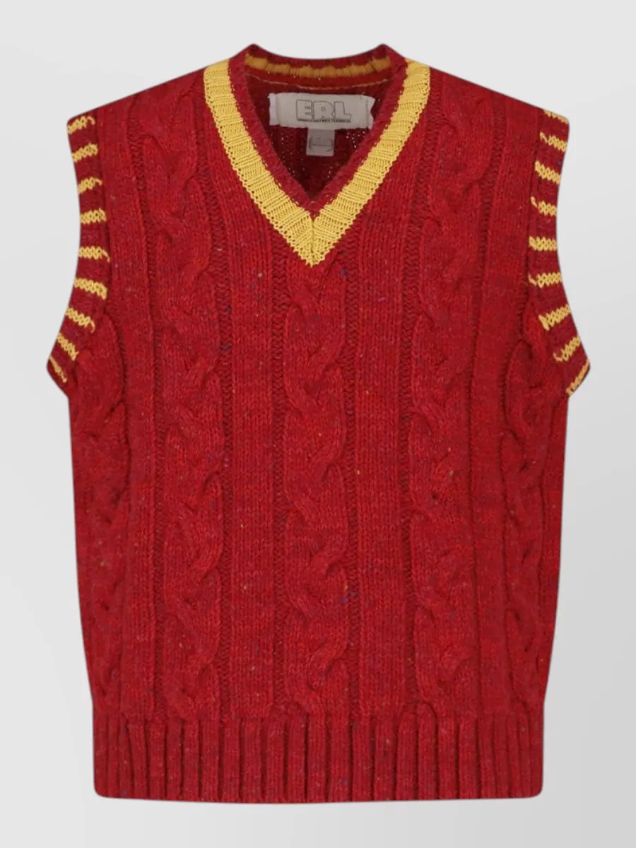 Erl crewneck knitted top