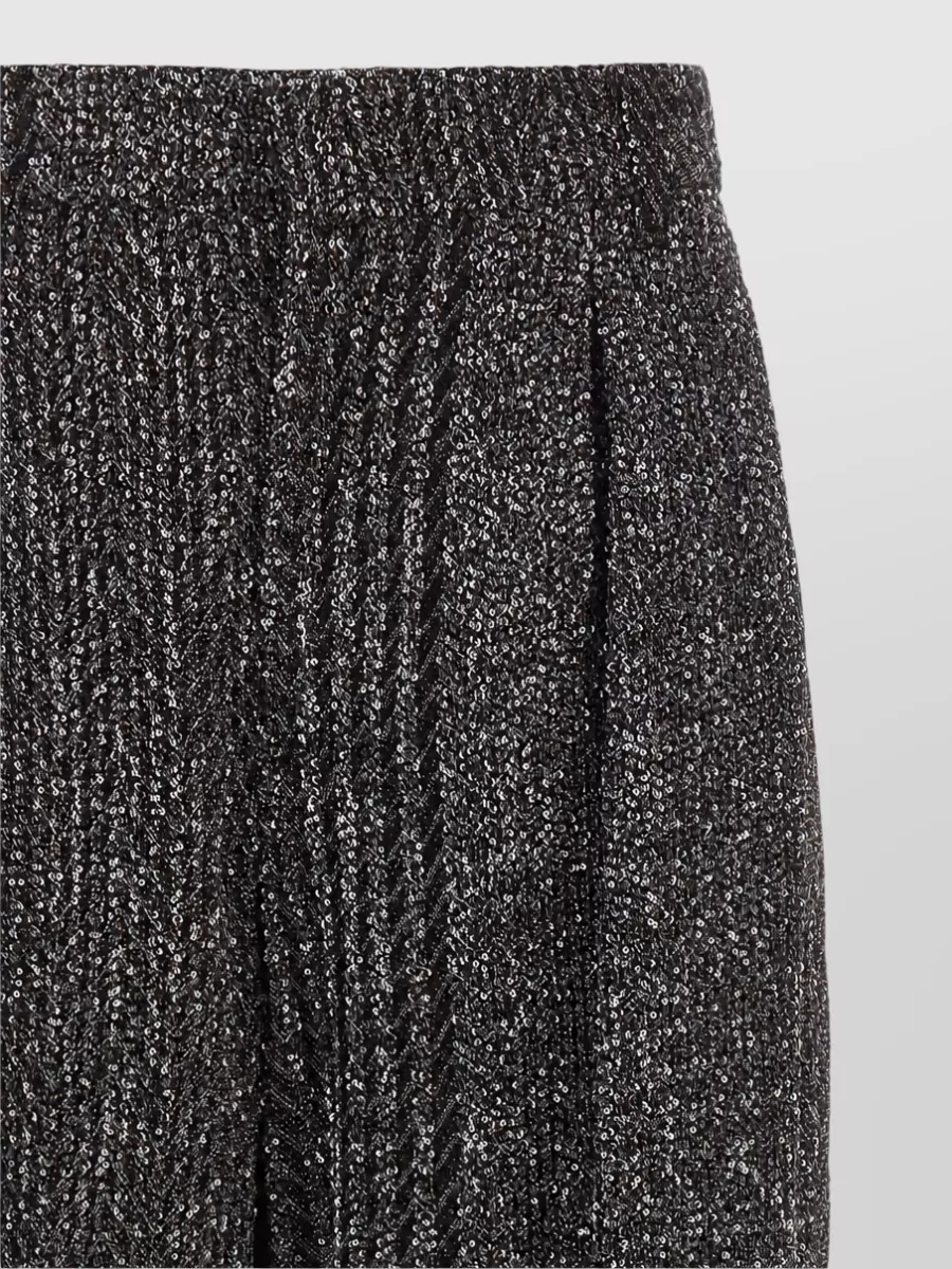 Missoni Sequined Lamé Wide-Leg Trousers