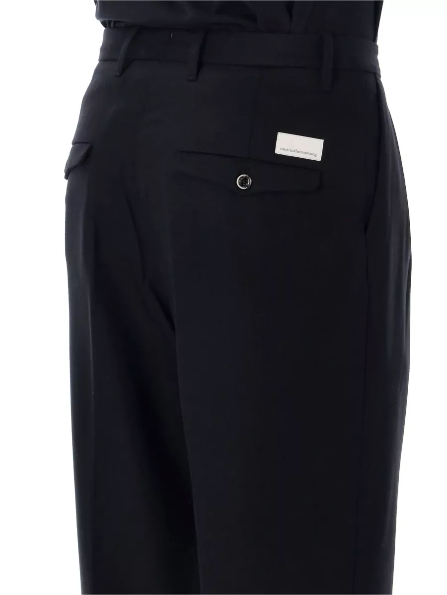 Nine In The Morning Wool Tailored Trousers