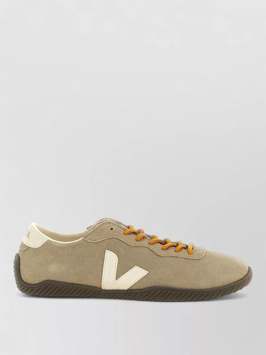 Veja Leather Lace-Up Sneakers