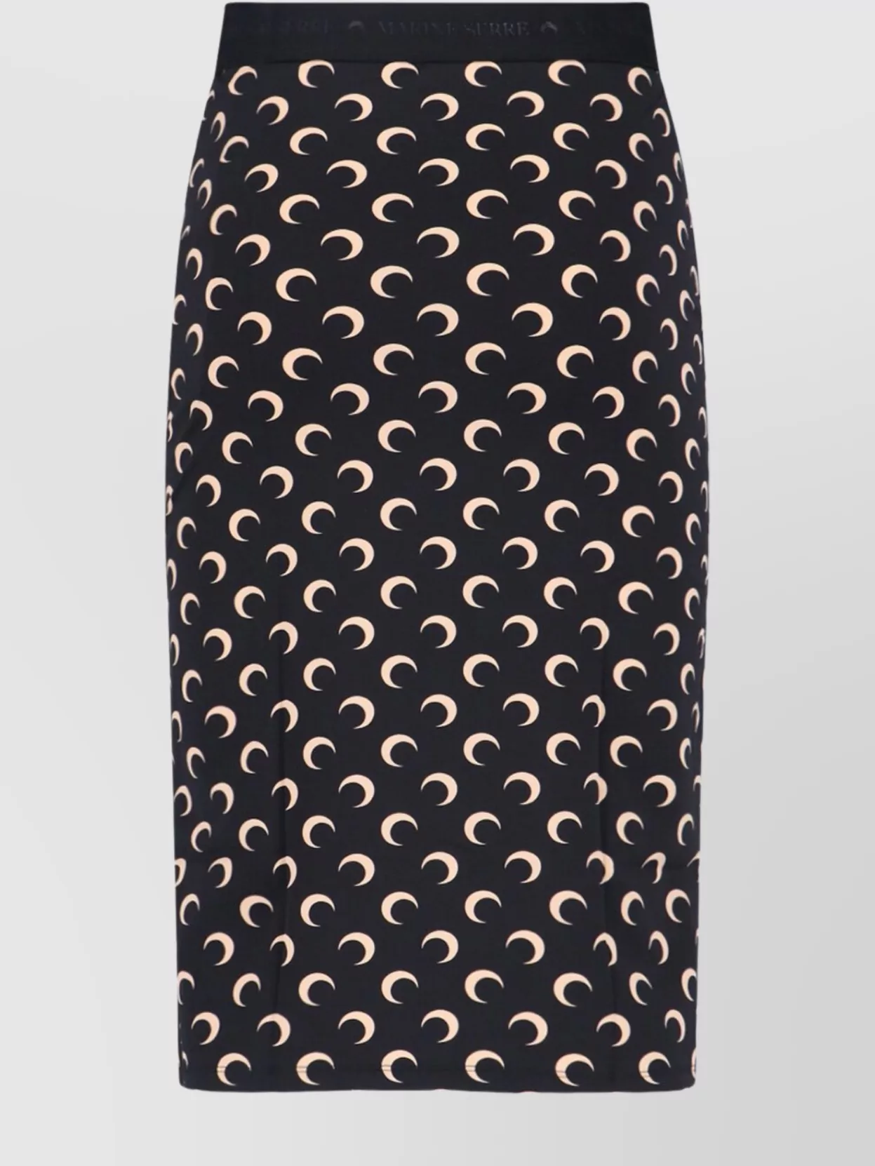 Marine Serre Midi Skirt With All-over Print And Elastic Waistband