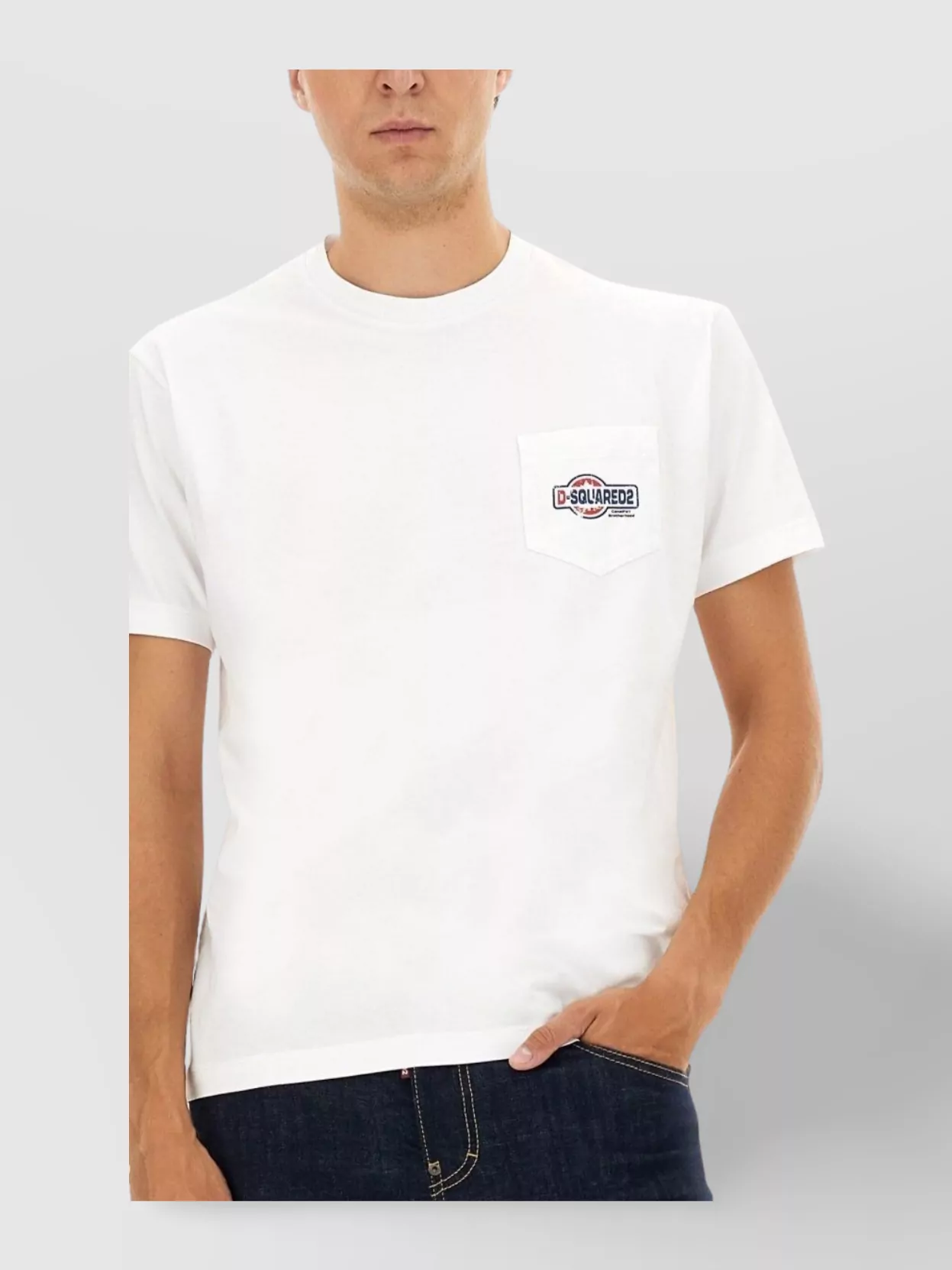 Dsquared2 Short Sleeve Crew Neck T-Shirt With Pocket