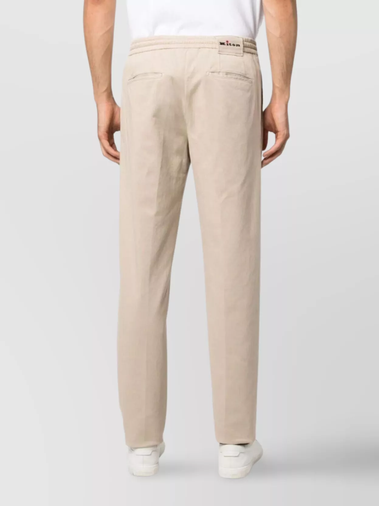 Kiton Comfortable Trousers With Side And Back Pockets