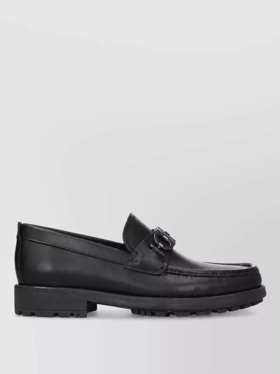 Ferragamo Leather Loafers