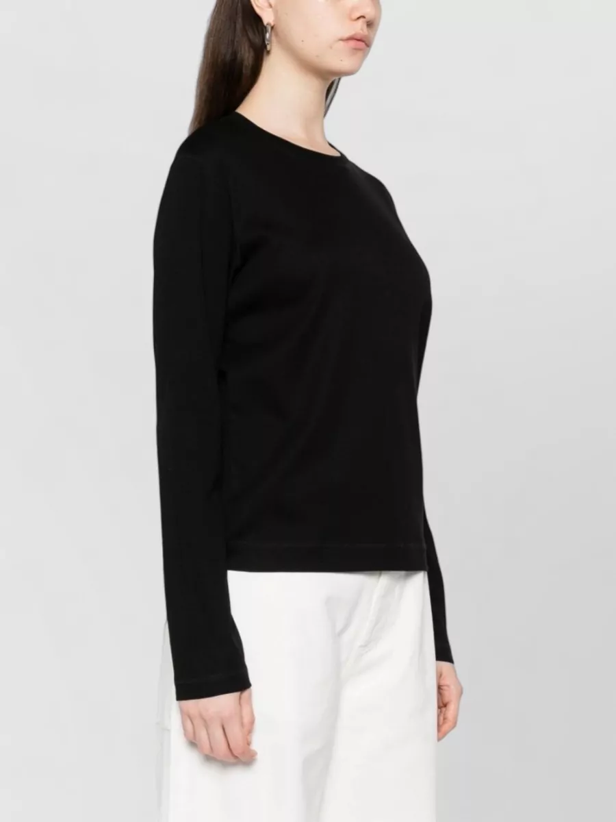 Herskind Organic Cotton Crewneck Long Sleeve Knitted Top