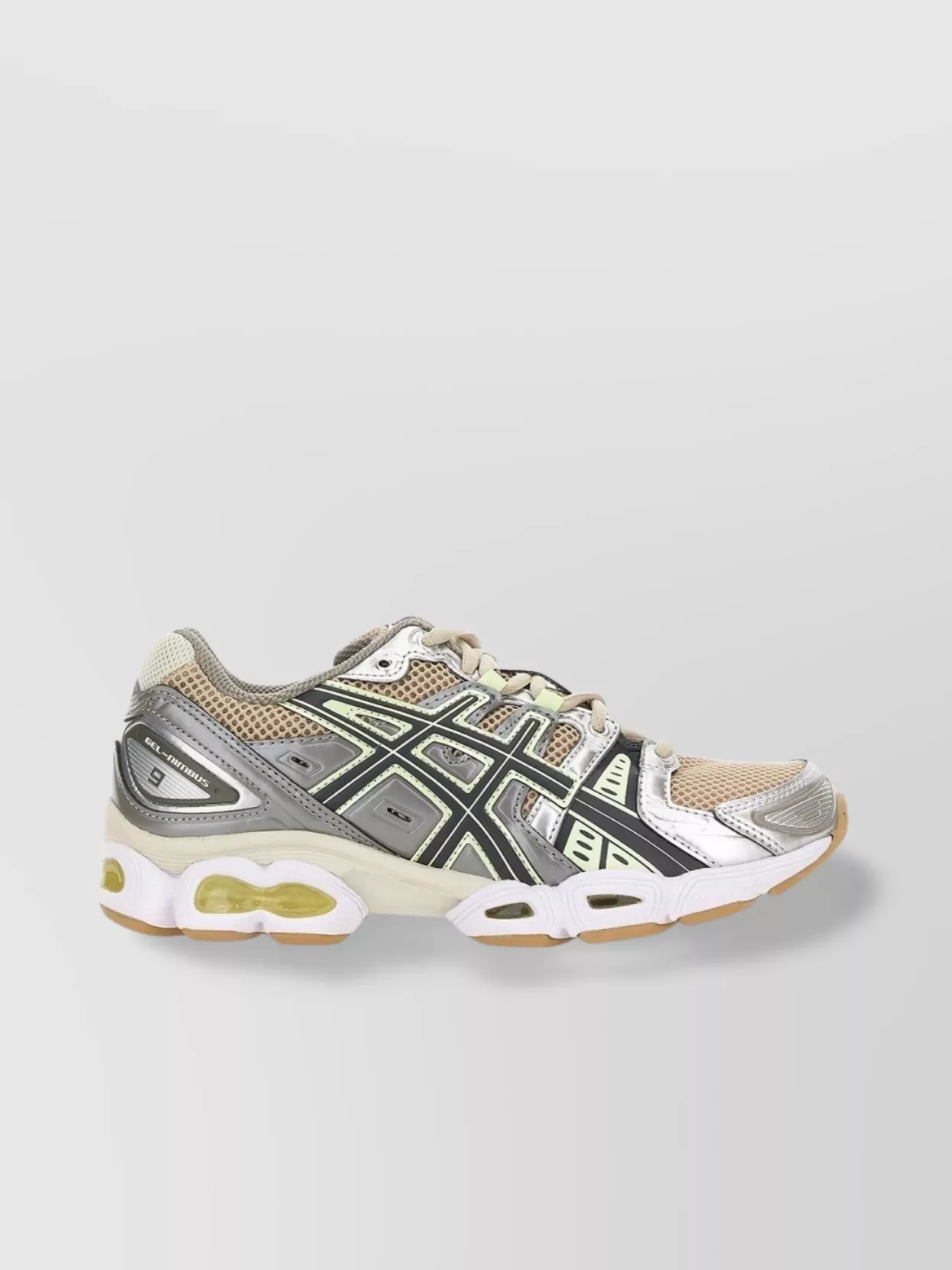 Asics Mesh Reflective Rubber Sole Sneaker