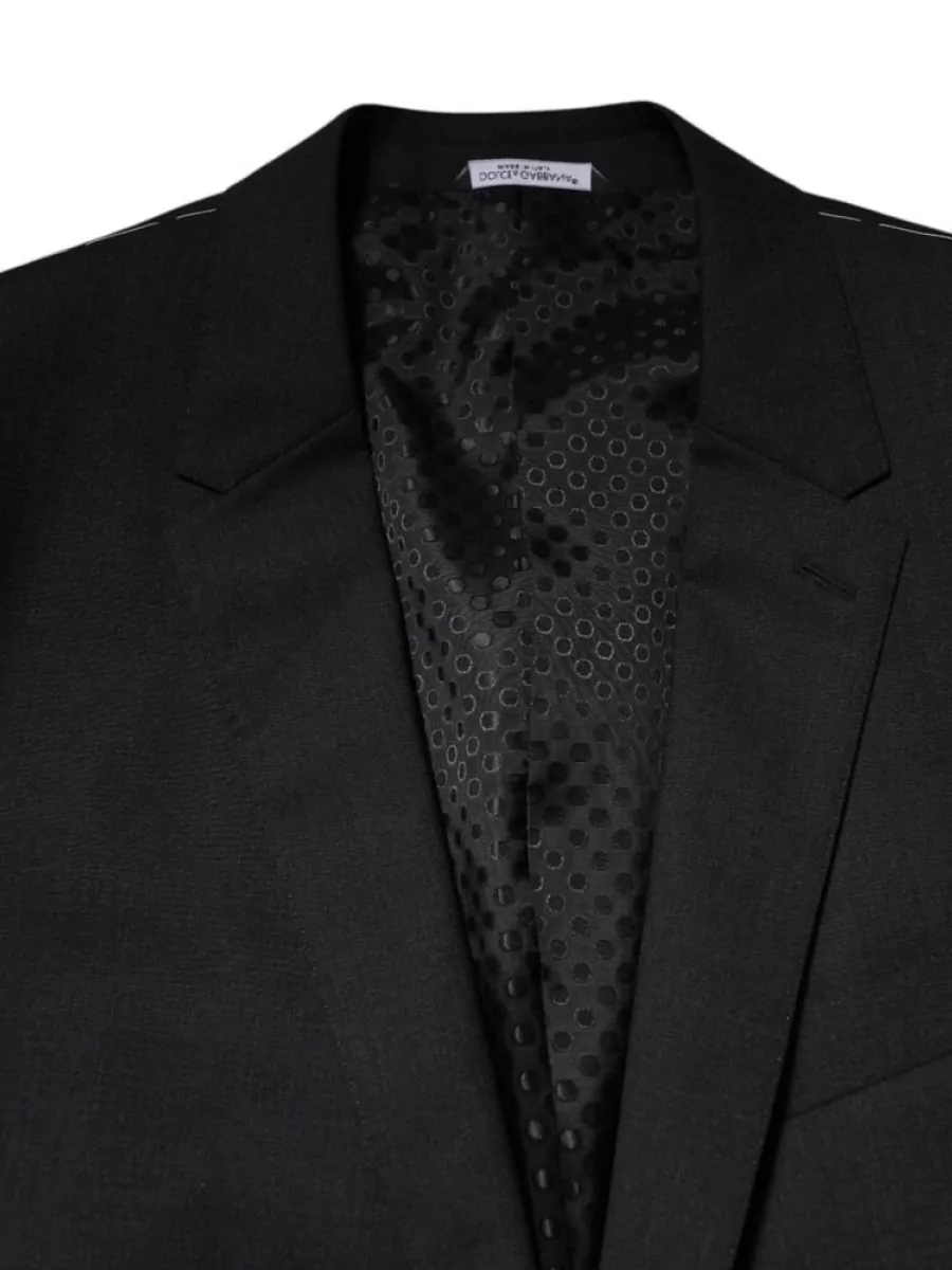Dolce&Gabbana Virgin Wool Slim-Fit Single-Breasted Blazer